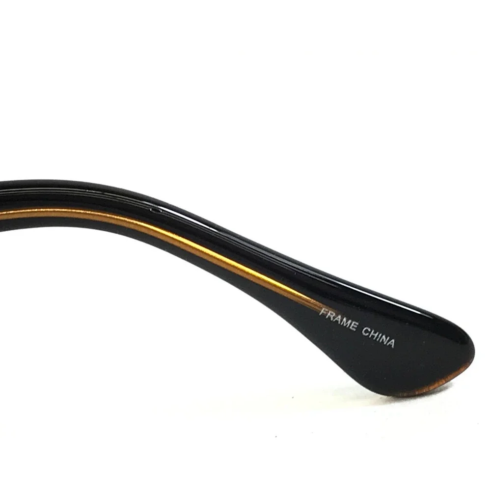 Vivid Eyeglasses Frames SOHO 99 BLACK/BROWN Square Thick Rim 49-21-145